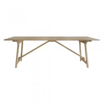 エラ ダイニングテーブル OAK オーク アンティーク調 ナチュラル 木製 シンプル 長方形 机