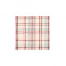 マルチカバー チェック レッド×ライトブルー インテリア 布 コットン 長方形 通販