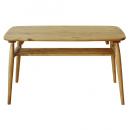 ロジー センターテーブル ミドルタイプ NA ナチュラル ダイニングテーブル 机 木製 北欧