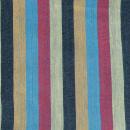 MULTI CLOTH D コットン インド綿 ブラック ストライプ ナチュラル クロス 幅150