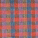 MULTI CLOTH K コットン インド綿 オレンジ チェック ナチュラル クロス 幅150