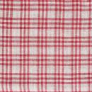MULTI CLOTH O コットン インド綿 レッド チェック ナチュラル クロス 幅150