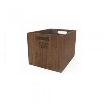 ヴィユーボックスB5 L BR ウッド ナチュラル カントリー調 収納 ケース 箱 木製 小物入れ