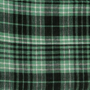 MULTI CLOTH W コットン インド綿 グリーン チェック ナチュラル クロス 幅150