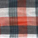 MULTI CLOTH AE コットン インド綿 レッド チェック ナチュラル クロス 幅150