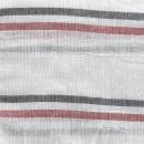 MULTI CLOTH AH コットン インド綿 ホワイト ストライプ ナチュラル クロス 幅150