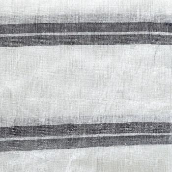 MULTI CLOTH AI コットン インド綿 ホワイト ストライプ ナチュラル クロス 幅150