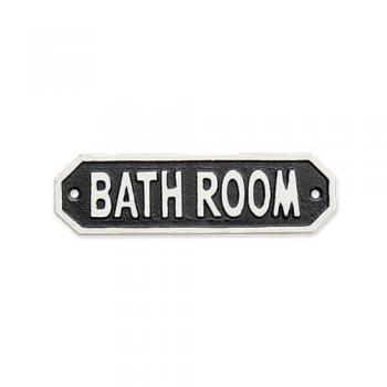 アイアンプレート BATH ROOM お風呂 ブラック サイン ネーム 通販