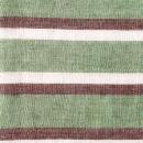 MULTI CLOTH AY コットン インド綿 グリーン ストライプ ナチュラル クロス 幅150