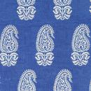 PRINTED MULTI CLOTH #6 コットン インド綿 ブルー 花柄 クロス 幅150