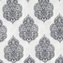 PRINTED MULTI CLOTH #9 コットン インド綿 ブラック 花柄 クロス 幅150