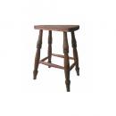 スツールB レクト BR ブラウン ウッド チェア 椅子 ナチュラル おしゃれ アンティーク調