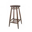 ハイスツール BR ブラウン ウッド チェア 椅子 ナチュラル おしゃれ アンティーク調 古材