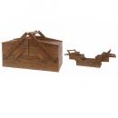 ブランソーイングボックス ウッド 木製 ナチュラル 裁縫箱 シンプル おしゃれ アンティーク調