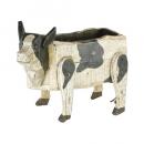 WOODEN COW BOX 木製 ウッドボックス 牛モチーフ カントリー調 オシャレ 高さ27