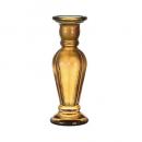 GLASS VASE 30cm AMBER フラワーベース 花瓶 ガラス スペイン 高さ30