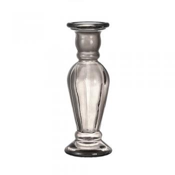 GLASS VASE 30cm SMOKE フラワーベース 花瓶 ガラス スペイン 高さ30