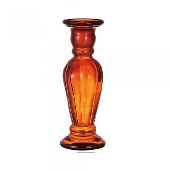 GLASS VASE 30cm RED フラワーベース 花瓶 ガラス スペイン 高さ30