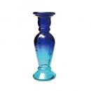 GLASS VASE 30cm BLUE GRADATION フラワーベース 花瓶 ガラス 高さ30