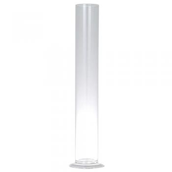 GLASS VASE ''PROBETA'' L ガラス フラワーベース 花瓶 クリア 高さ45