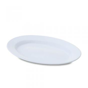 楕円プレート ホワイト 皿 キッチン用品 料理 食器 白 ホーロー 通販