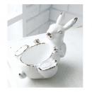 レイラビット・ポット 2個セット 小物入れ うさぎ かわいい アンティーク調 アクセサリー 収納