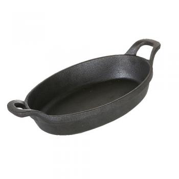 GLUTTON OVAL PAN M スキレット 鉄鍋 キッチン用品 ブラック 幅27.5