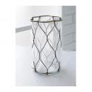 ネットコート・グラスベース S 4個セット 花瓶 おしゃれ フラワーベース ガラス ワイヤー モダン