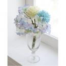 ハイドランジアミックスブーケ・ブルー 8個セット おしゃれ ディスプレイ フェイクフラワー 植物