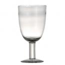 SMOKE GLASS WINE M グレー グラス スモーク オシャレ 高さ18.5