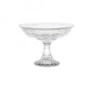 GLASS COMPOTE ''MARGUERITE'' コンポート ガラス クリア 高さ13
