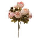 イミテーションフラワー 造花 ピオニーブッシュ インテリア 高50cm 通販