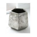 ペンタゴンポット・アルジェント L 2個セット ヴィンテージ調 陶器 ディスプレイ プランター