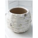 ストロウロープポット L 2個セット アンティーク調 陶器 ディスプレイ プランター おしゃれ