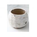 ストロウロープポット S 4個セット アンティーク調 陶器 ディスプレイ プランター おしゃれ