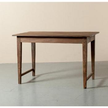 テーブル アンティーク家具 スリム脚 シンプル デスク おしゃれ 木製 ナチュラル ウォールナット色