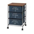 USメールチェスト3D おしゃれ コットン ラック 通販