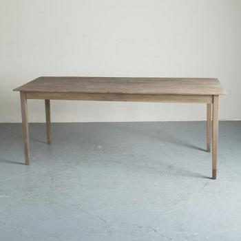 テーブル アンティーク家具 ナチュラル シンプル スリム デスク おしゃれ 木製 シャビー ホワイト