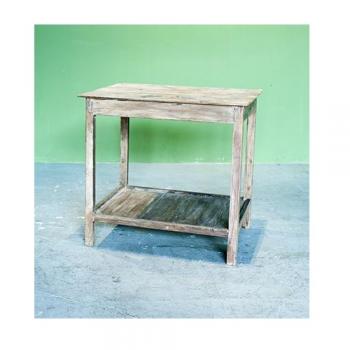 テーブル アンティーク家具 おしゃれ シャビー シンプル ラック 木製 コンパクト 収納 スクエア