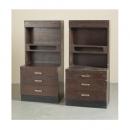 キャビネット アンティーク家具 おしゃれ 木製 シェルフ 棚 シンプル ダークブラウン ラック