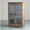 ウッドキャビネット アンティーク家具 棚 シンプル 木製 3段 ナチュラル 北欧 カントリー調