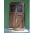 キャビネット アンティーク家具 おしゃれ 木製 シェルフ 棚 彫り ヨーロピアン調 ナチュラル