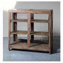 ショーケース アンティーク家具 おしゃれ 木製 ガラス ディスプレイ ナチュラル ウォールナット色