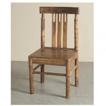 チェア アンティーク家具 おしゃれ 木製 ブラウン 茶 ナチュラル 北欧テイスト 椅子 飾り彫り