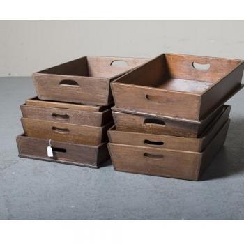 トレイ アンティーク雑貨 おしゃれ 木製 ナチュラル カントリー調 ケース 収納 ボックス 整理