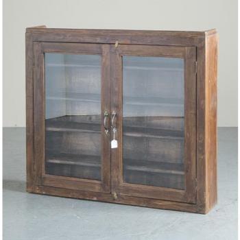 ミニキャビネット アンティーク家具 おしゃれ 木製 壁掛け フレーム ガラス 北欧 ショーケース