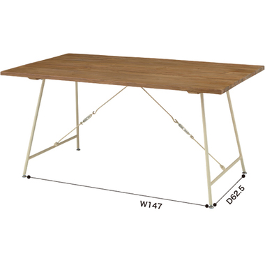 テーブル 木製 スチール脚 シンプルデザイン モダン デスク ダイニング