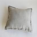 クッションカバー ヘリンボーン ムジュレ GY グレー おしゃれ カバーのみ 幅45