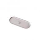 シルバートレイ 楕円型 アイアン 小物 植物 皿 トレー インテリア  通販