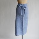 スカートエプロン ラップスカート リネン おしゃれ 通販